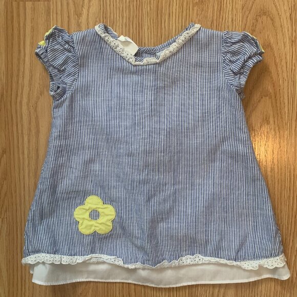 Striped Button down dress - Picture 1 of 3